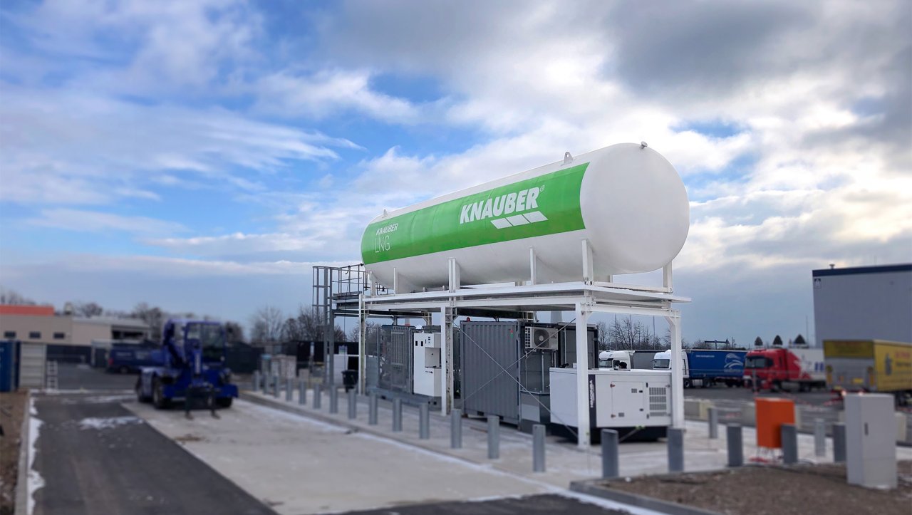 Knauber LNG Tank in Woerrstadt.